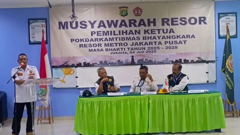 Yudi Wahyudin Terpilih sebagai Ketua Pokdarkamtibmas Bhayangkara Resor Metro Jakarta Pusat Masa Bakti 2025–2028