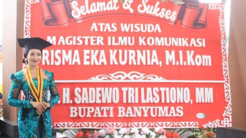 Eka Risma Resmi Raih Gelar Magister, Multitalenta Purwokerto yang Inspiratif
