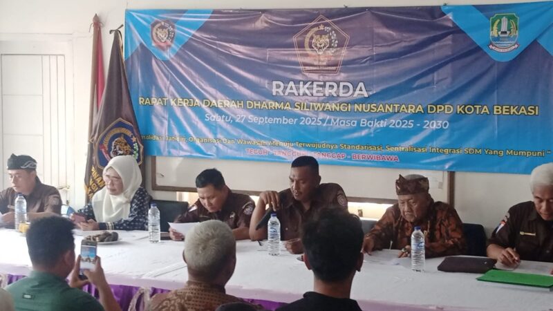 Dharma Siliwangi Nusantara Kota Bekasi Gelar Rakerda, Fokus Perkuat Konsolidasi dan Kerja Sama Strategis