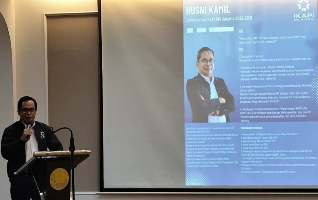 Husni Kamil Nahkodai IKAPI DKI Jakarta Periode 2026–2031