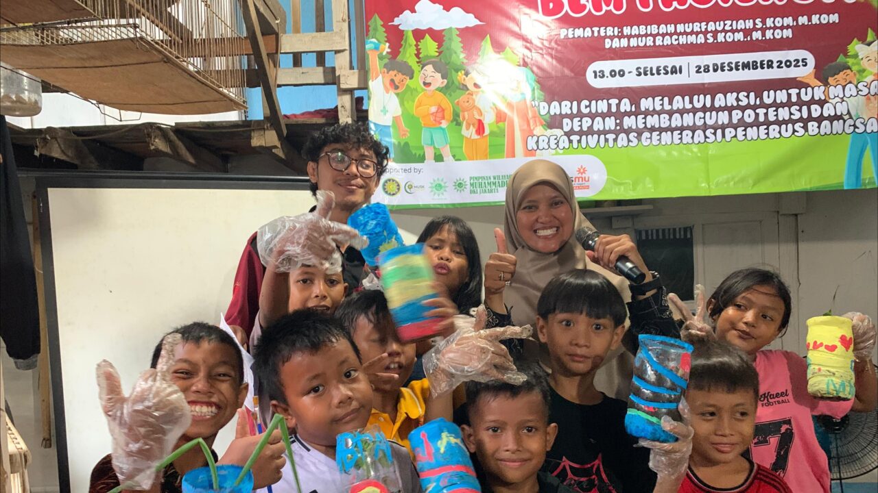 BEM Fasilkom SaintekMu Edukasi Literasi Digital Anak