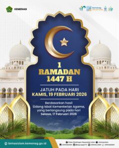 Hilal Tak Terlihat, Awal Ramadan 1447 H Jatuh 19 Februari