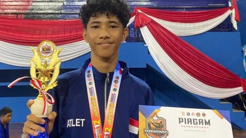 Lionel Brana Juara 1 Liga DKI Jakarta Taekwondo 2026