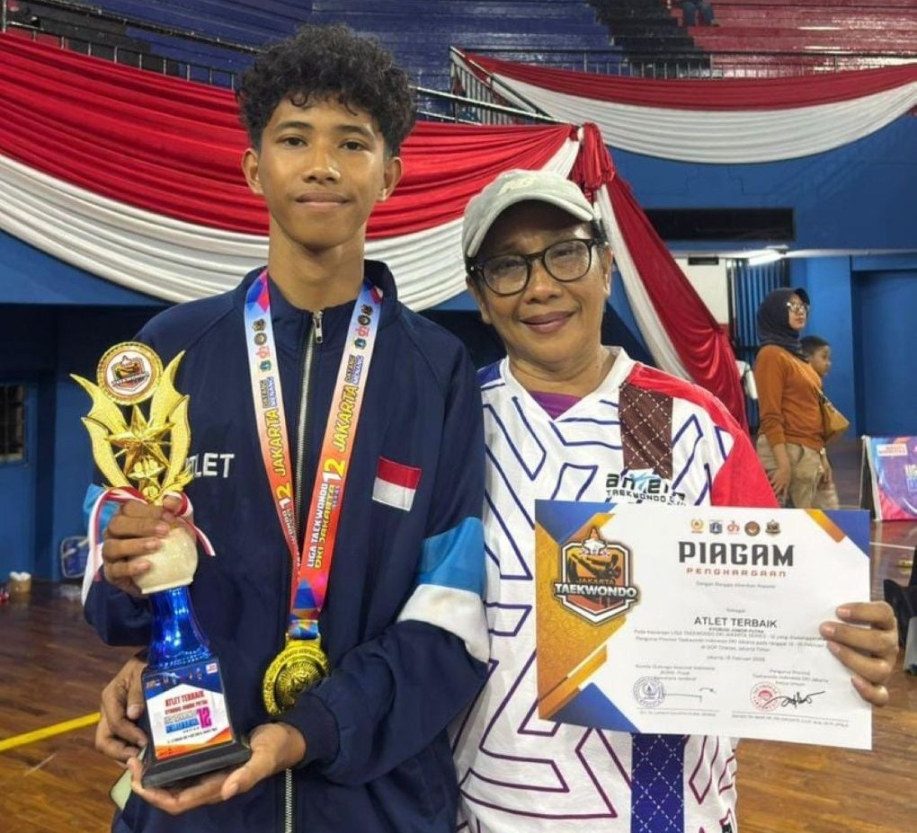 Lionel Brana Juara 1 Liga DKI Jakarta Taekwondo 2026