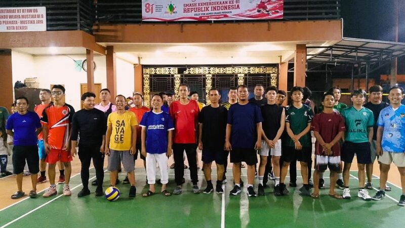 Turnamen Voli HUT ke-81 RI Grand Permata Pererat Warga