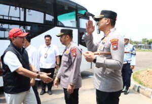 Polresta Barelang Amankan Kedatangan Astama Ops Polri